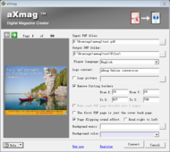 aXmag PDF to Flash Converter screenshot